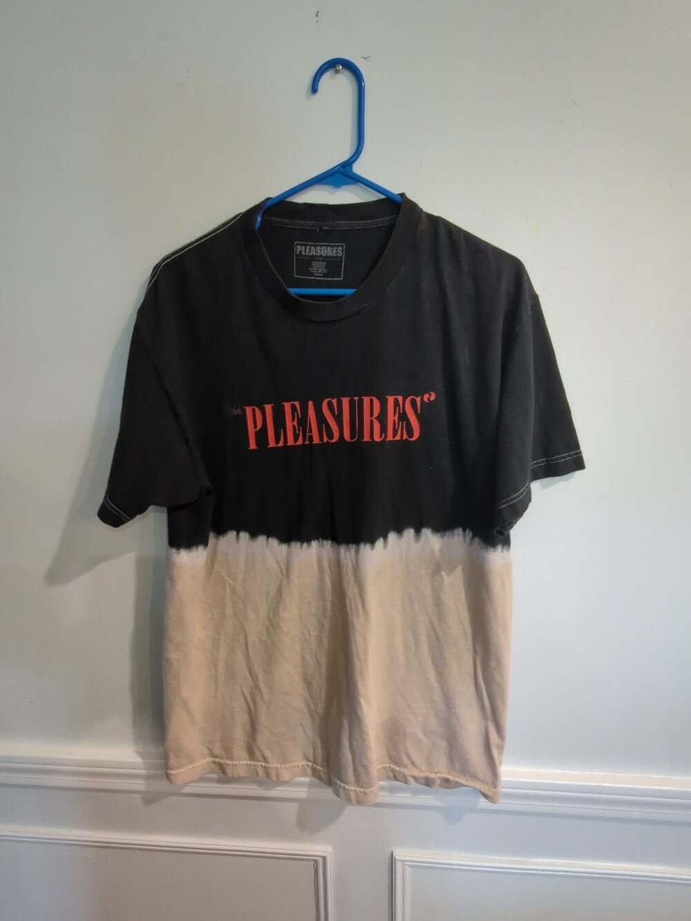 Pleasures Utah Dip Dye T-Shirt Black
